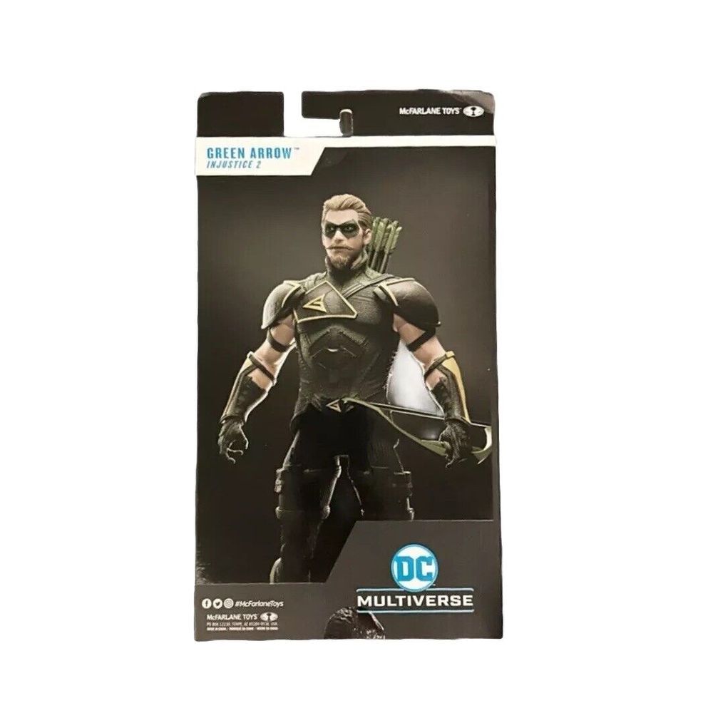 McFarlane Toys DC Multiverse Green Arrow Injustice 2 7" 22 Moving Parts. NIB - Picture 4 of 4